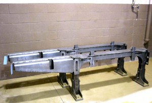 heavy fabrication large frame rail        